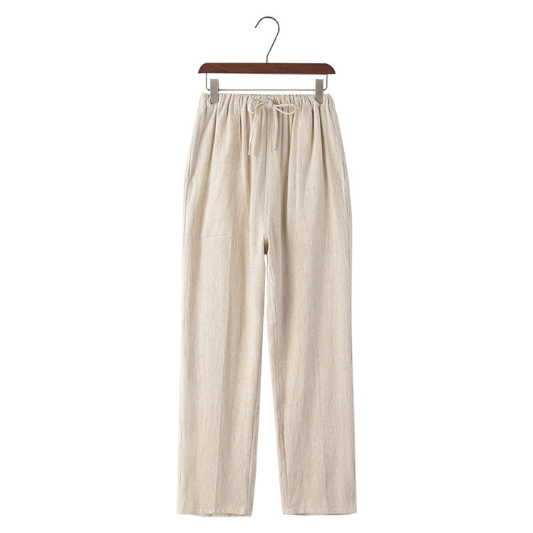 Pantaloni Lino Casual