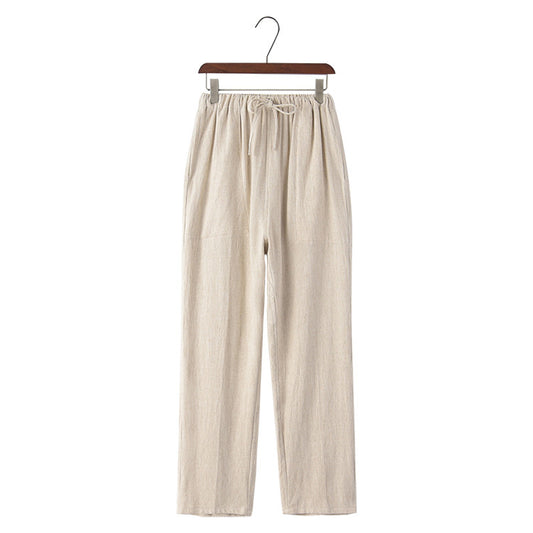 Pantaloni Lino Casual